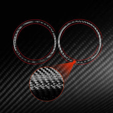 Load image into Gallery viewer, 2pcs/Set Carbon Fiber Car AC Two Sides Air Outlet Decorative Sticker for SEAT Leon 2005-2012, Left and Right Driver, AC Two Sides Air Outle