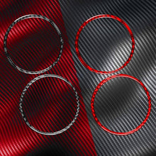Load image into Gallery viewer, 2pcs/Set Carbon Fiber Car AC Two Sides Air Outlet Decorative Sticker for SEAT Leon 2005-2012, Left and Right Driver, AC Two Sides Air Outle