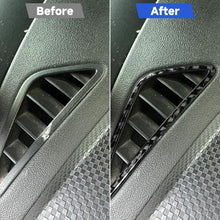 Load image into Gallery viewer, 2pcs/Set Carbon Fiber Car Instrument Panel Air Outlet Decorative Sticker for SEAT Leon 2005-2012, Left and Right Driver, Instrument Panel Air Outlet