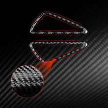 Load image into Gallery viewer, 2pcs/Set Carbon Fiber Car Instrument Panel Air Outlet Decorative Sticker for SEAT Leon 2005-2012, Left and Right Driver, Instrument Panel Air Outlet