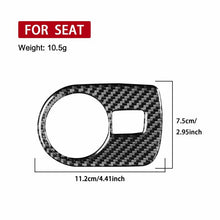 Load image into Gallery viewer, Carbon Fiber Car Headlight Switch Panel Decorative Sticker for SEAT Leon 2005-2012, Headlight Switch Panel, Left Driver, Headlight Switch Panel, Right Driver
