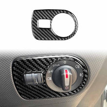 Load image into Gallery viewer, Carbon Fiber Car Headlight Switch Panel Decorative Sticker for SEAT Leon 2005-2012, Headlight Switch Panel, Left Driver, Headlight Switch Panel, Right Driver