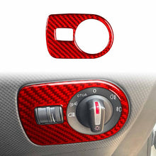 Load image into Gallery viewer, Carbon Fiber Car Headlight Switch Panel Decorative Sticker for SEAT Leon 2005-2012, Headlight Switch Panel, Left Driver, Headlight Switch Panel, Right Driver