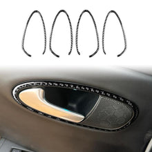 Load image into Gallery viewer, 4pcs/Set Carbon Fiber Car Inner Door Handle Panel Decorative Sticker for SEAT Leon 2005-2012, Left and Right Driver, Inner Door Handle Panel