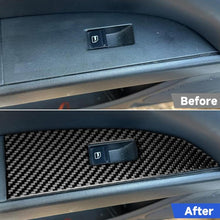 Load image into Gallery viewer, 5pcs/Set Carbon Fiber Car Lifting Panel Decorative Sticker for SEAT Leon 2005-2012, Lifting Panel, Left Driver, Lifting Panel, Right Driver