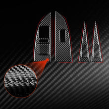 Load image into Gallery viewer, 5pcs/Set Carbon Fiber Car Lifting Panel Decorative Sticker for SEAT Leon 2005-2012, Lifting Panel, Left Driver, Lifting Panel, Right Driver