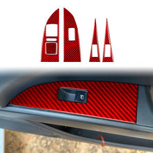 Load image into Gallery viewer, 5pcs/Set Carbon Fiber Car Lifting Panel Decorative Sticker for SEAT Leon 2005-2012, Lifting Panel, Left Driver, Lifting Panel, Right Driver