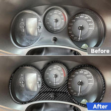 Load image into Gallery viewer, 2pcs/Set Carbon Fiber Car Speedometer Surrounded Panel Decorative Sticker for SEAT Leon 2005-2012, Left and Right Driver, Speedometer Surrounded Panel