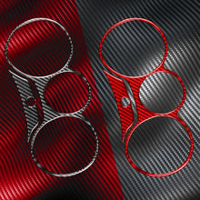 Load image into Gallery viewer, 2pcs/Set Carbon Fiber Car Speedometer Surrounded Panel Decorative Sticker for SEAT Leon 2005-2012, Left and Right Driver, Speedometer Surrounded Panel