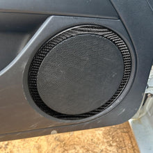 Load image into Gallery viewer, 4pcs/Set Carbon Fiber Car Door Horn Ring Decorative Sticker for SEAT Leon 2005-2012, Left and Right Driver, Door Horn Ring