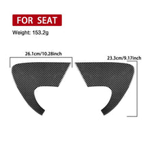 Load image into Gallery viewer, 2pcs/Set Carbon Fiber Car Rear Triangle Window Decorative Sticker for SEAT Leon 2005-2012, Left and Right Driver, Rear Triangle Window