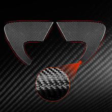 Load image into Gallery viewer, 2pcs/Set Carbon Fiber Car Rear Triangle Window Decorative Sticker for SEAT Leon 2005-2012, Left and Right Driver, Rear Triangle Window