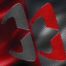 Load image into Gallery viewer, 2pcs/Set Carbon Fiber Car Rear Triangle Window Decorative Sticker for SEAT Leon 2005-2012, Left and Right Driver, Rear Triangle Window