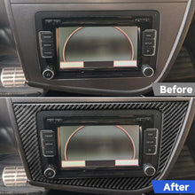 Load image into Gallery viewer, Carbon Fiber Car Center Console Panel Decorative Sticker for SEAT Leon 2005-2012, Center Console Panel, Left Driver, Center Console Panel, Right Driver