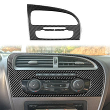 Load image into Gallery viewer, Carbon Fiber Car Center Console Air Conditioner Panel Decorative Sticker for SEAT Leon 2005-2012, Center Console Air Conditioner Panel, Left Driver, Center Console Air Conditioner Panel, Right Driver
