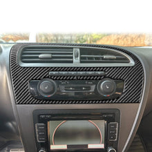 Load image into Gallery viewer, Carbon Fiber Car Center Console Air Conditioner Panel Decorative Sticker for SEAT Leon 2005-2012, Center Console Air Conditioner Panel, Left Driver, Center Console Air Conditioner Panel, Right Driver