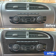 Load image into Gallery viewer, Carbon Fiber Car Center Console Air Conditioner Panel Decorative Sticker for SEAT Leon 2005-2012, Center Console Air Conditioner Panel, Left Driver, Center Console Air Conditioner Panel, Right Driver