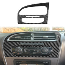 Load image into Gallery viewer, Carbon Fiber Car Center Console Air Conditioner Panel Decorative Sticker for SEAT Leon 2005-2012, Center Console Air Conditioner Panel, Left Driver, Center Console Air Conditioner Panel, Right Driver