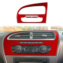 Load image into Gallery viewer, Carbon Fiber Car Center Console Air Conditioner Panel Decorative Sticker for SEAT Leon 2005-2012, Center Console Air Conditioner Panel, Left Driver, Center Console Air Conditioner Panel, Right Driver