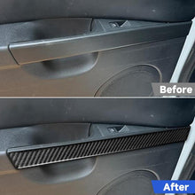 Load image into Gallery viewer, 4pcs/Set Carbon Fiber Car Door Panel Decorative Sticker for SEAT Leon 2005-2012, Left and Right Driver, Door Panel
