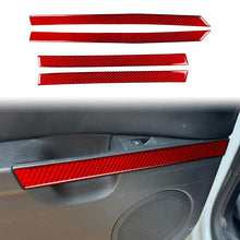 Load image into Gallery viewer, 4pcs/Set Carbon Fiber Car Door Panel Decorative Sticker for SEAT Leon 2005-2012, Left and Right Driver, Door Panel