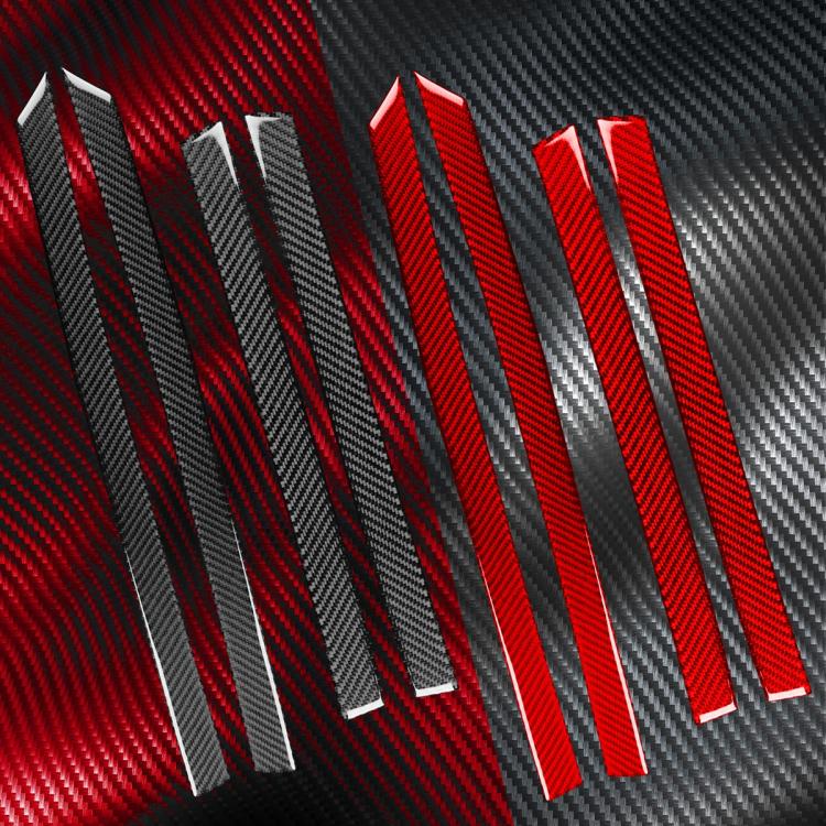 4pcs/Set Carbon Fiber Car Door Panel Decorative Sticker for SEAT Leon 2005-2012, Left and Right Driver, Door Panel