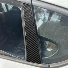 Load image into Gallery viewer, 4pcs/Set Carbon Fiber Car B Pillar Decorative Sticker for SEAT Leon 2005-2012, Drop Glue Style, Left and Right Driver, B Pillar