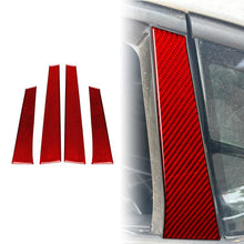 Load image into Gallery viewer, 4pcs/Set Carbon Fiber Car B Pillar Decorative Sticker for SEAT Leon 2005-2012, Drop Glue Style, Left and Right Driver, B Pillar