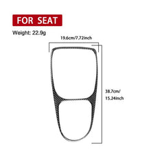 Load image into Gallery viewer, Carbon Fiber Car Gear Shift Frame Decorative Sticker for SEAT Leon 2005-2012, Left and Right Driver, Gear Shift Frame