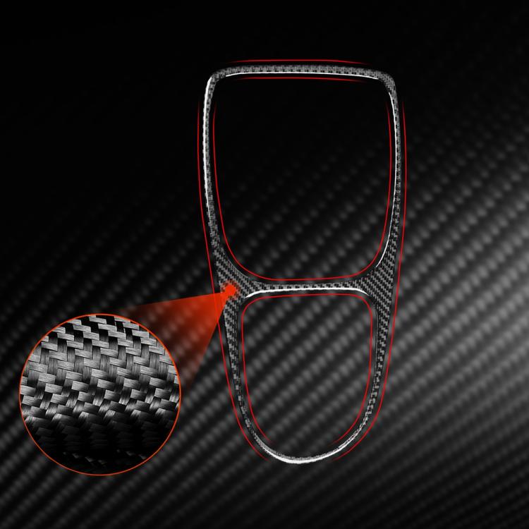 Carbon Fiber Car Gear Shift Frame Decorative Sticker for SEAT Leon 2005-2012, Left and Right Driver, Gear Shift Frame