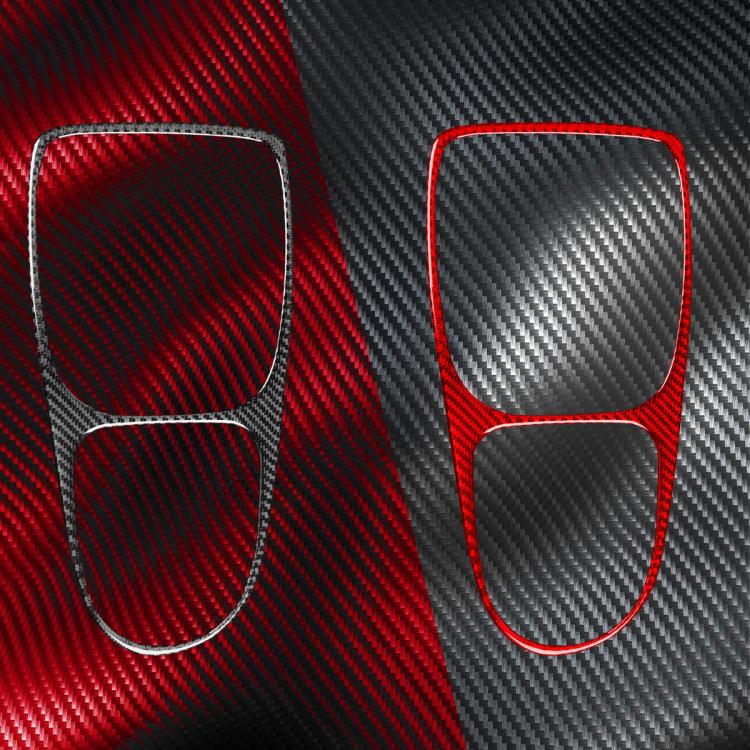 Carbon Fiber Car Gear Shift Frame Decorative Sticker for SEAT Leon 2005-2012, Left and Right Driver, Gear Shift Frame