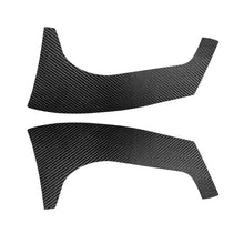 Load image into Gallery viewer, 2pcs/Set Carbon Fiber Car Rear Windshield Decorative Sticker for SEAT Leon 2005-2012, Carbon Sheet Style, Left and Right Driver, Rear Windshield
