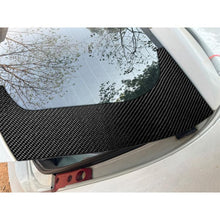 Load image into Gallery viewer, 2pcs/Set Carbon Fiber Car Rear Windshield Decorative Sticker for SEAT Leon 2005-2012, Carbon Sheet Style, Left and Right Driver, Rear Windshield