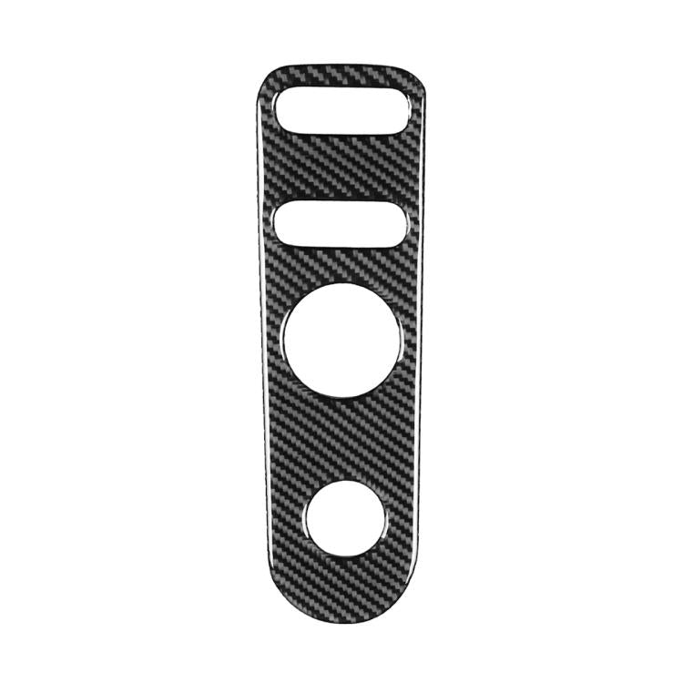 Carbon Fiber Car Rear Mirror Adjustment Panel B Decorative Sticker for SEAT Leon 2005-2012, Left and Right Driver, Rear Mirror Adjustment Panel B
