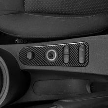 Load image into Gallery viewer, Carbon Fiber Car Rear Mirror Adjustment Panel B Decorative Sticker for SEAT Leon 2005-2012, Left and Right Driver, Rear Mirror Adjustment Panel B