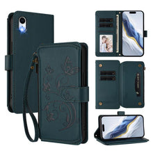 Load image into Gallery viewer, Butterfly Love Flower Multi-card Zipper Wallet Leather Phone Case, For iPhone 11 Pro Max, For iPhone 11, For iPhone 11 Pro, For iPhone X / XS, For iPhone XR, For iPhone XS Max