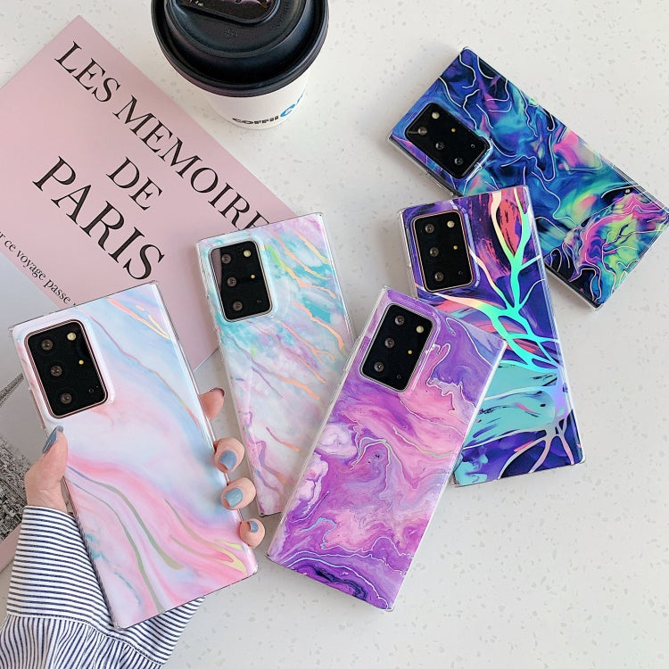 Laser Marble Pattern TPU Protective Case