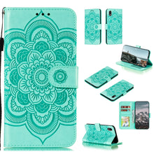 Load image into Gallery viewer, Mandala Embossing Pattern Horizontal Flip PU Leather Case with Holder &amp; Card Slots &amp; Walle &amp; Lanyard