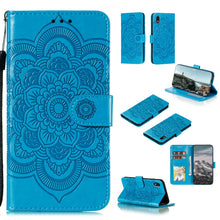 Load image into Gallery viewer, Mandala Embossing Pattern Horizontal Flip PU Leather Case with Holder &amp; Card Slots &amp; Walle &amp; Lanyard