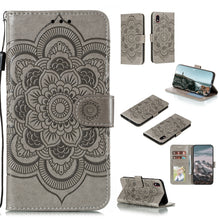 Load image into Gallery viewer, Mandala Embossing Pattern Horizontal Flip PU Leather Case with Holder &amp; Card Slots &amp; Walle &amp; Lanyard