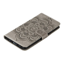 Load image into Gallery viewer, Mandala Embossing Pattern Horizontal Flip PU Leather Case with Holder &amp; Card Slots &amp; Walle &amp; Lanyard