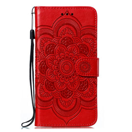 Mandala Embossing Pattern Horizontal Flip PU Leather Case with Holder & Card Slots & Walle & Lanyard, For Samsung Galaxy A01 Core, For Xiaomi Mi Note10 Lite, For Samsung Galaxy M31s