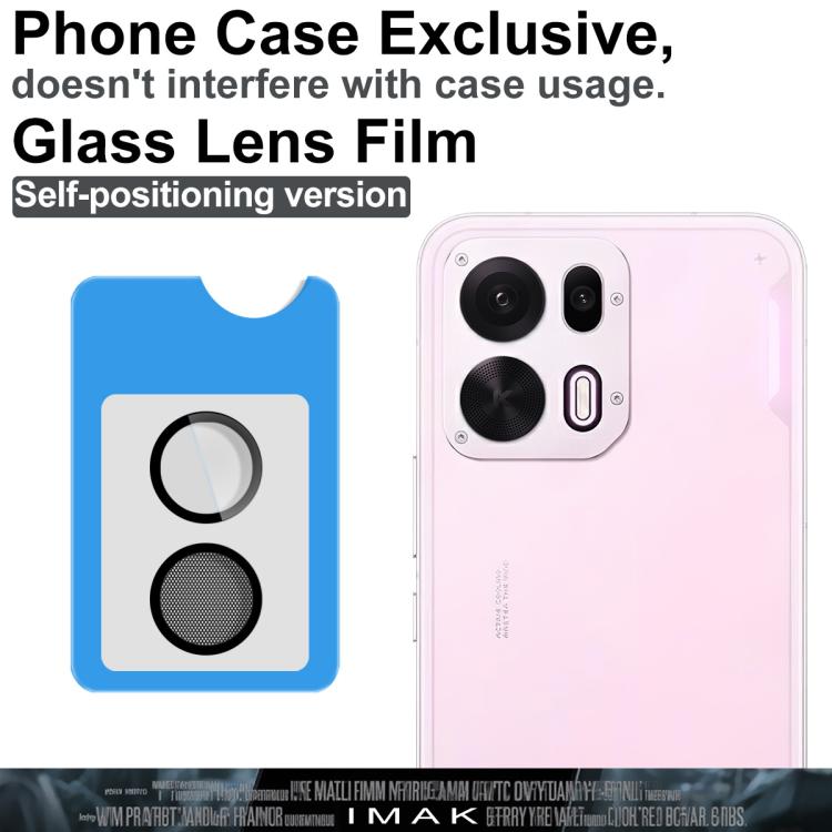 imak Glass Rear Camera Lens Film Phone Case Exclusive, Self-positioning Version, For OPPO K15 Pro 5G / K15 Pro+, For OPPO Reno15 Pro Max 5G Global, For OPPO Reno15 Pro 5G Global, For OOPPO Reno14 Pro 5G, For OPPO Reno14 5G, For OPPO Reno13 Pro 5G      ...