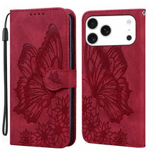 Load image into Gallery viewer, Retro Skin Feel Butterflies Embossing Horizontal Flip Leather Phone Case, For iPhone 18 Pro / 17 Pro, For iPhone 18 Pro Max / 17 Pro Max, For iPhone 17, For iPhone 17 Air