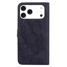 Load image into Gallery viewer, Retro Skin Feel Butterflies Embossing Horizontal Flip Leather Phone Case, For iPhone 18 Pro / 17 Pro, For iPhone 18 Pro Max / 17 Pro Max, For iPhone 17, For iPhone 17 Air