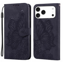 Load image into Gallery viewer, Retro Skin Feel Butterflies Embossing Horizontal Flip Leather Phone Case, For iPhone 18 Pro / 17 Pro, For iPhone 18 Pro Max / 17 Pro Max, For iPhone 17, For iPhone 17 Air