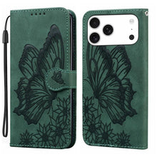Load image into Gallery viewer, Retro Skin Feel Butterflies Embossing Horizontal Flip Leather Phone Case, For iPhone 18 Pro / 17 Pro, For iPhone 18 Pro Max / 17 Pro Max, For iPhone 17, For iPhone 17 Air