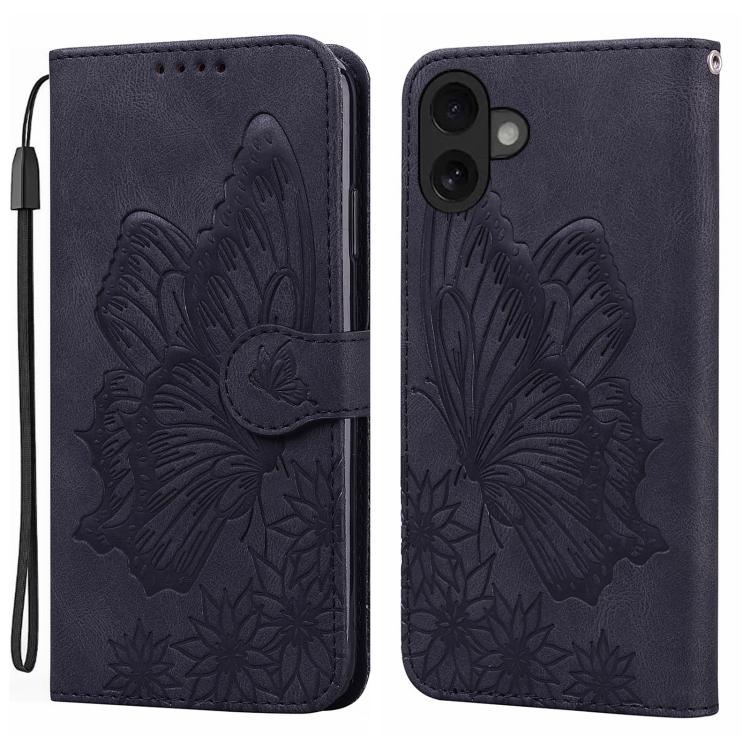 Retro Skin Feel Butterflies Embossing Horizontal Flip Leather Phone Case, For iPhone 18 Pro / 17 Pro, For iPhone 18 Pro Max / 17 Pro Max, For iPhone 17, For iPhone 17 Air