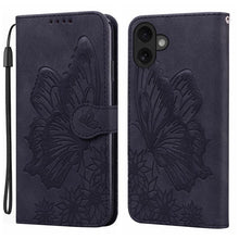 Load image into Gallery viewer, Retro Skin Feel Butterflies Embossing Horizontal Flip Leather Phone Case, For iPhone 18 Pro / 17 Pro, For iPhone 18 Pro Max / 17 Pro Max, For iPhone 17, For iPhone 17 Air
