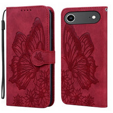 Load image into Gallery viewer, Retro Skin Feel Butterflies Embossing Horizontal Flip Leather Phone Case, For iPhone 17 Pro Max, For iPhone 17 Pro, For iPhone 17, For iPhone Air